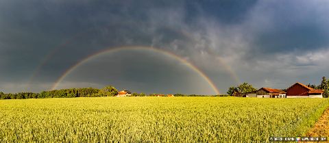 Gemeinde Stubenberg Landkreis Rottal-Inn Amering Regenbogen (Dirschl Johann) Deutschland PAN